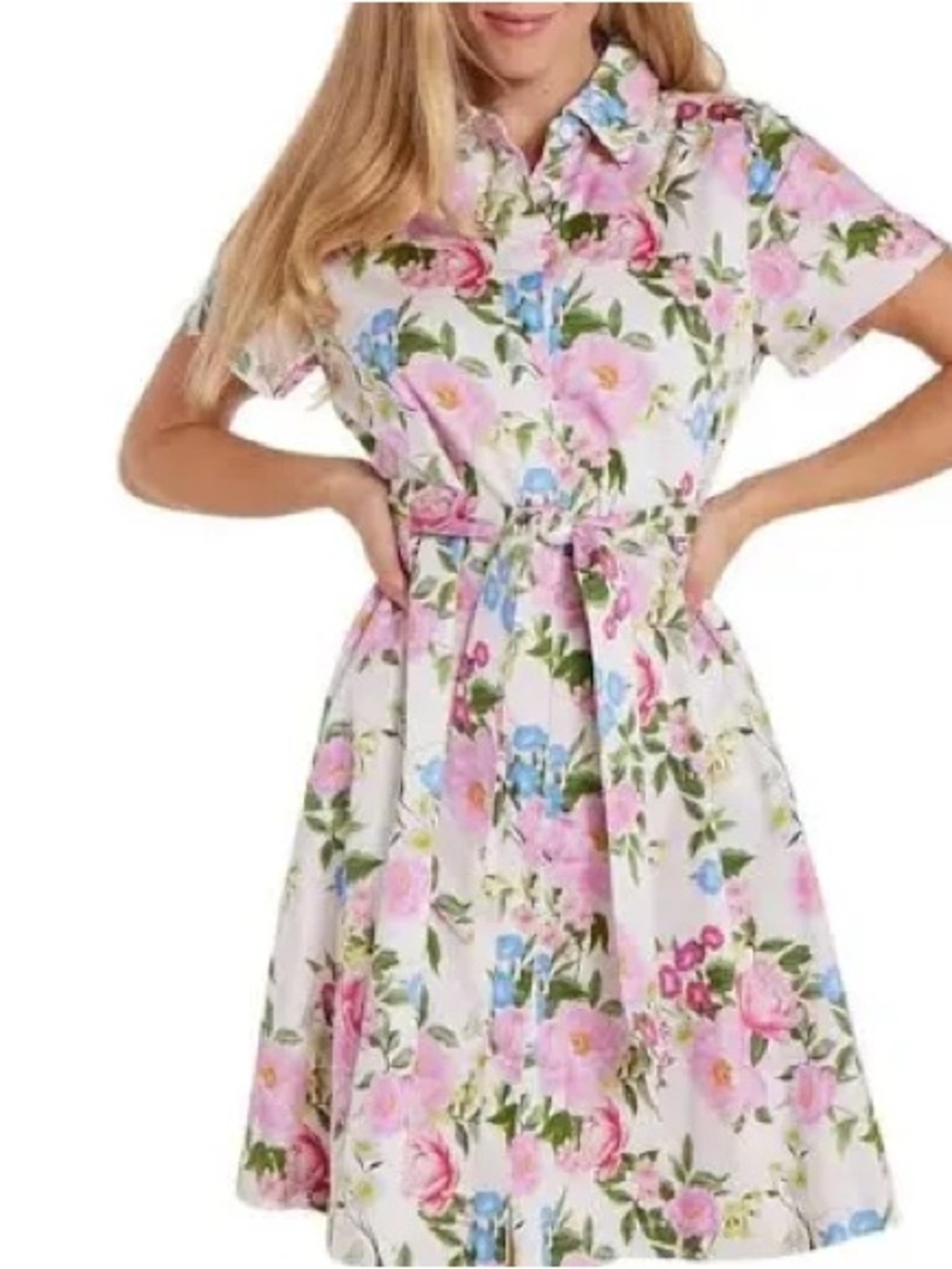 Hermoza Emma Kate Dress in Blooming in Breeze NWT  X Small MSRP $268